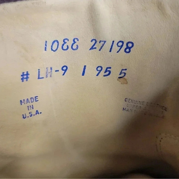 Vintage Long Haul  Leather Oil-Resistant Cowboy Ankle Boots Size 9 Side Zipper main image 11